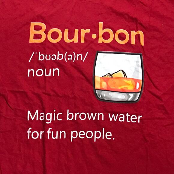 y2k red bourbon tee xl - Picture 3 of 4